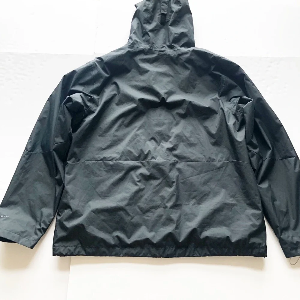 Columbia Jacket Mens XL Wallowa Park Interchange Black Omni-Tech Shell Coat